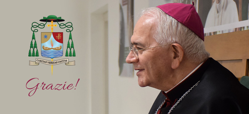 I ringraziamenti di Mons. Francesco Milito per il decimo anniversario episcopale.
