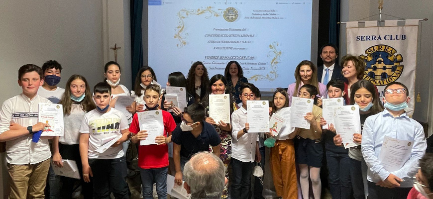 Premiazione del Concorso scolastico Nazionale “Serra International Italia” XVII Edizione