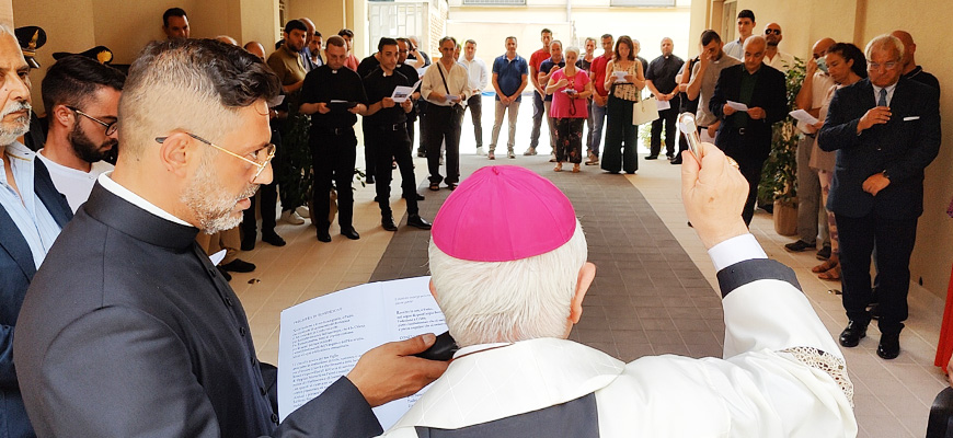 Benedizione dei nuovi uffici di curia