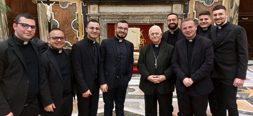 Vescovi e seminaristi della Calabria accolti in udienza da Papa Francesco