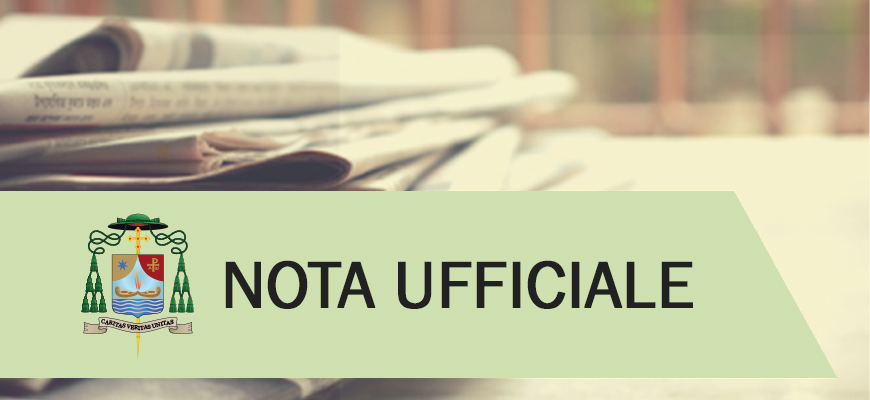 Nota stampa diocesana rispetto all’Operazione Hybris