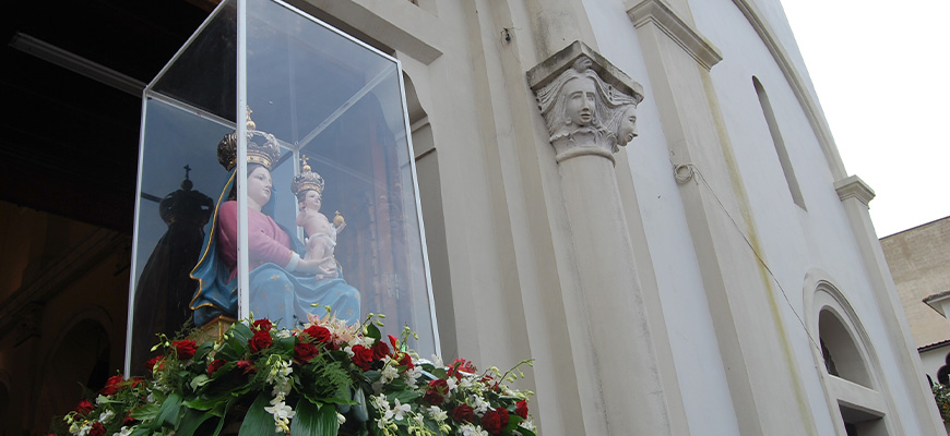 Gioia Tauro: prima tappa della Peregrinatio Mariae dell’effige della Beata Vergine Maria di Polsi nella Diocesi di Oppido Mamertina Palmi
