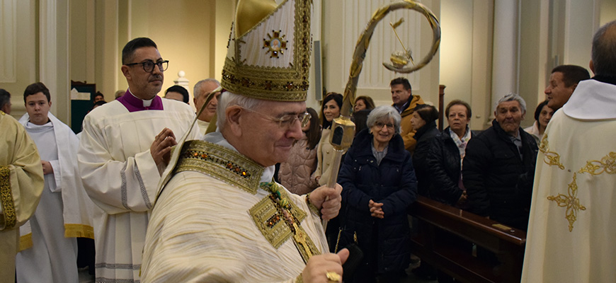 La comunità diocesana saluta e ringrazia Mons. Francesco Milito