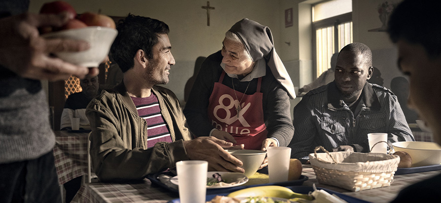San Ferdinando è protagonista della campagna con la Mensa diocesana Caritas che serve ventimila pasti caldi all’anno