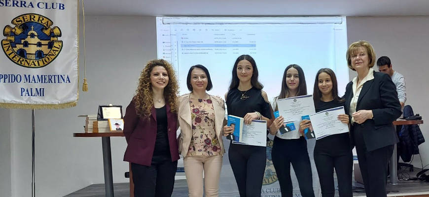 Serra Club Oppido Mamertina-Palmi – Cerimonia di Premiazione del XIX Concorso Scolastico “Essere per l’altro” fase locale