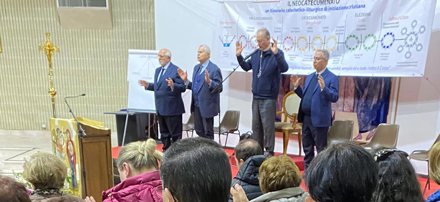 L’incontro delle Comunità del Cammino Neocatecumenale della Diocesi con il Vescovo Mons. Giuseppe Alberti