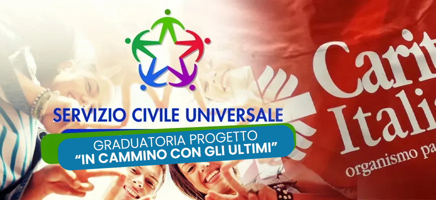 Graduatoria progetto “IN CAMMINO CON GLI ULTIMI – CARITAS CALABRIA”