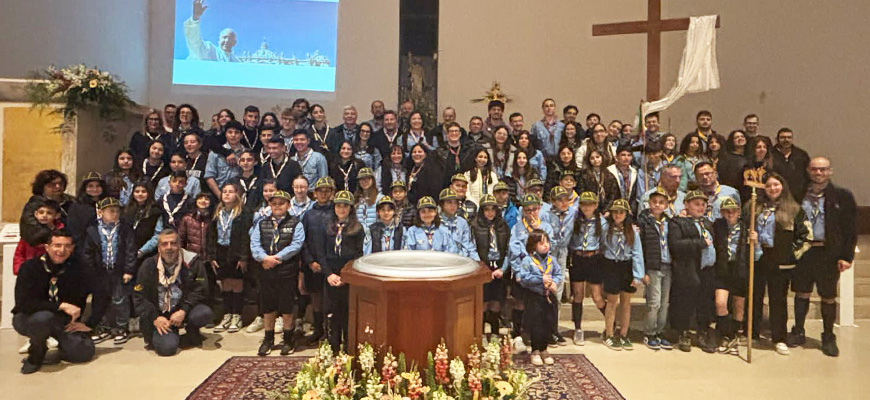 Veglia di preghiera degli scout Agesci per Papa Francesco e la Chiesa