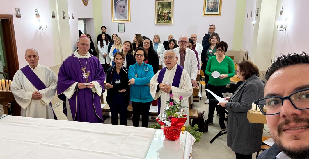 Celebrata la Santa Messa di Natale con il Vescovo all’Ospedale di Polistena