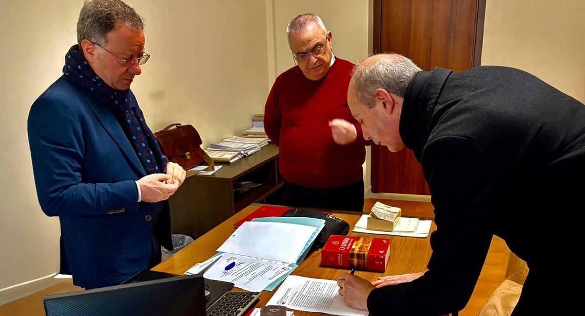 Don Domenico Caruso presta giuramento come Giudice del Tribunale Ecclesiastico Interdiocesano Calabro